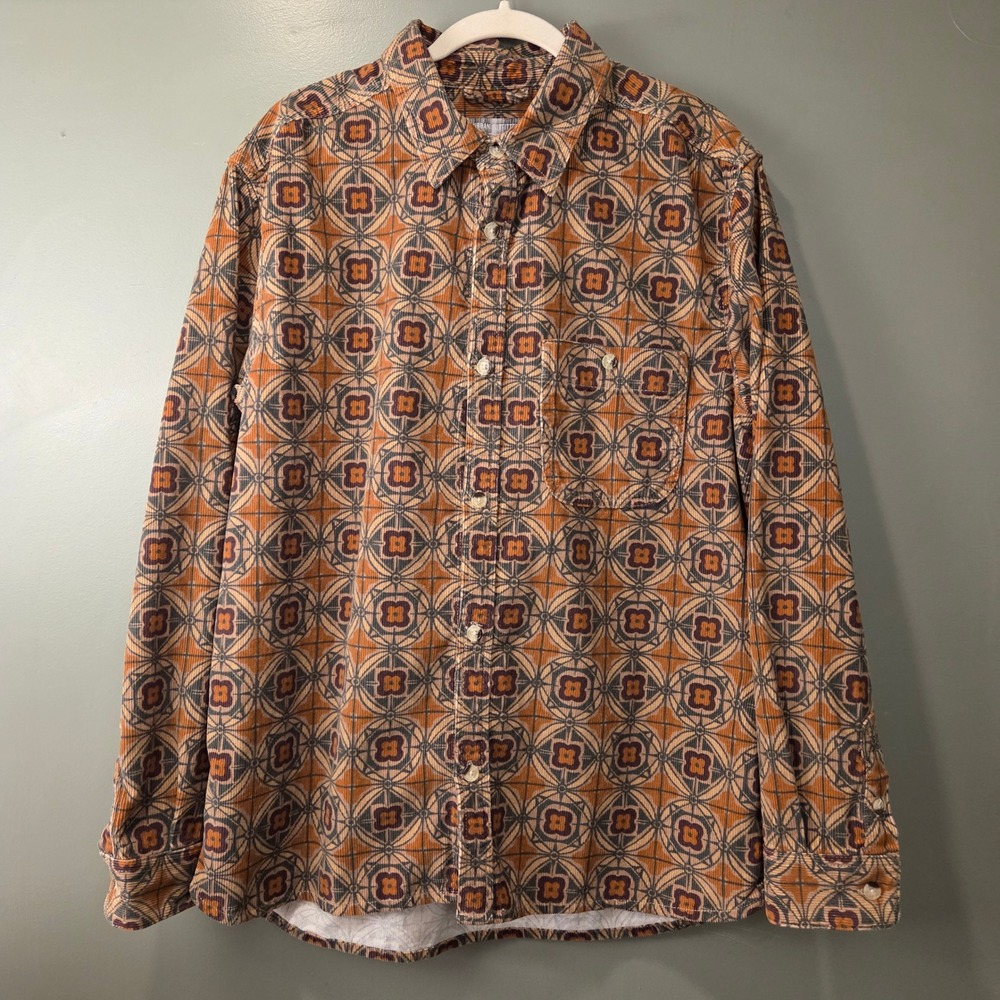 Urban Outfitters Men's 100% Cotton Corduroy Button Up Shirt Jacket Size M